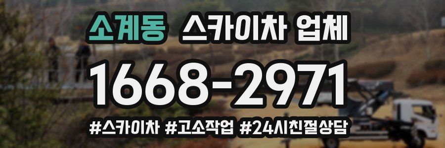 소계동 스카이차 업체