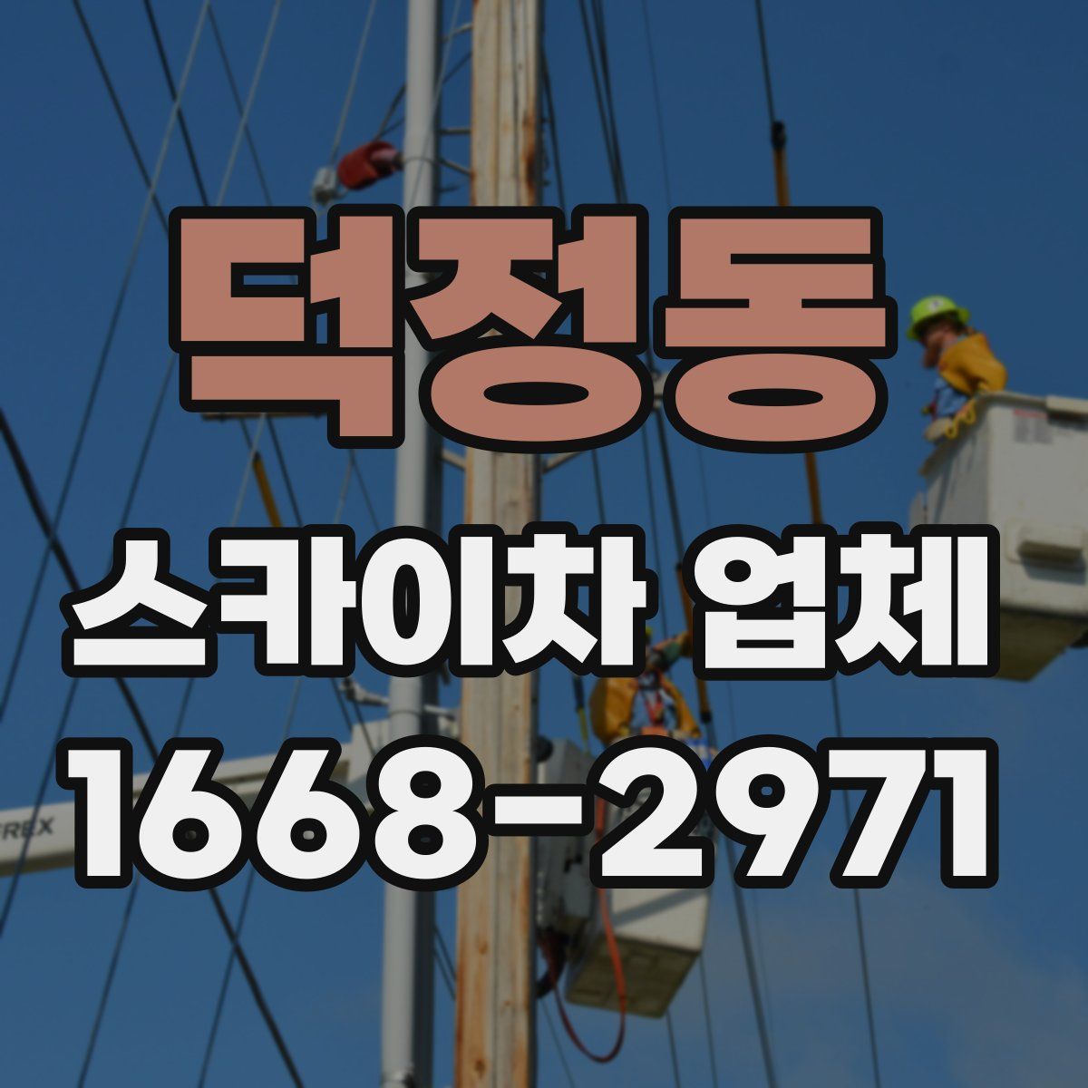 덕정동 스카이차 업체