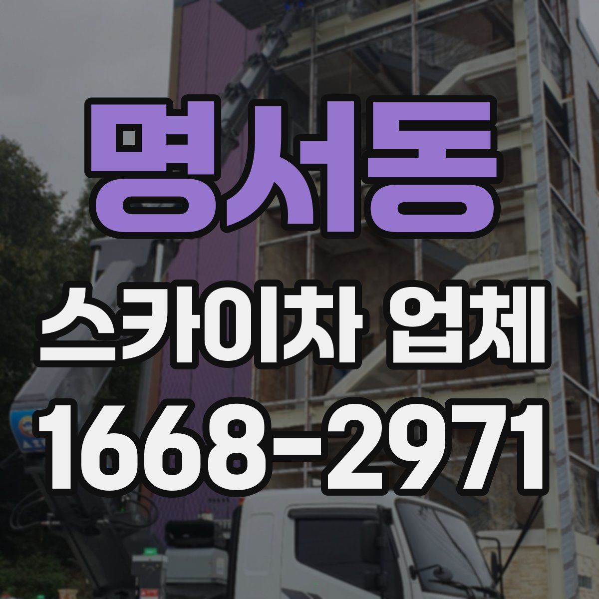 명서동 스카이차 업체