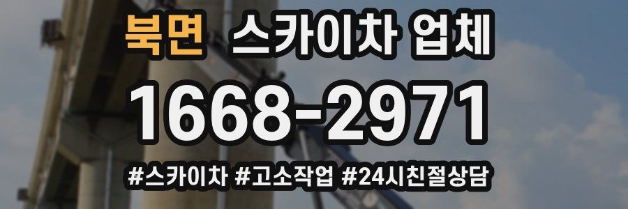 북면 스카이차 업체