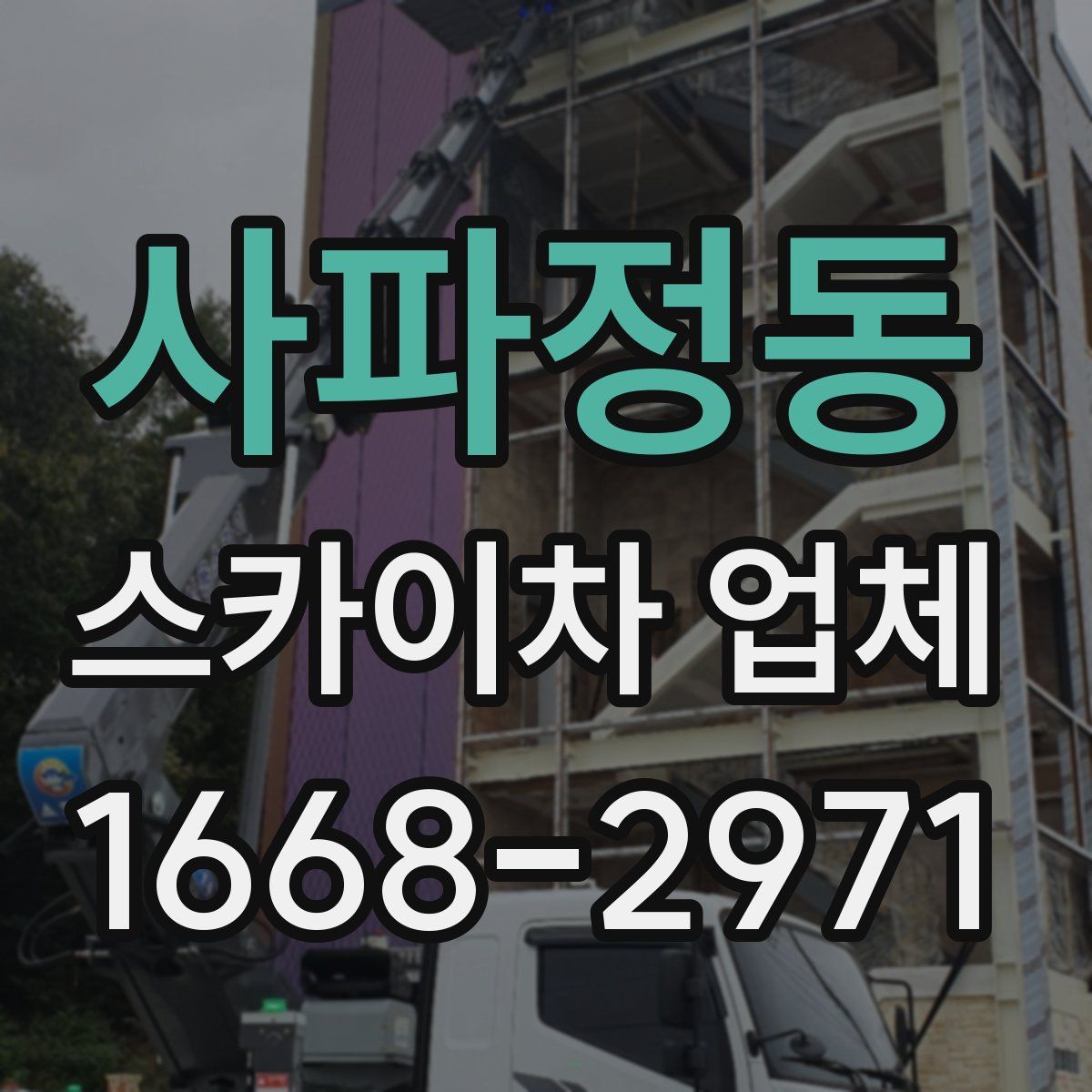사파정동 스카이차 업체