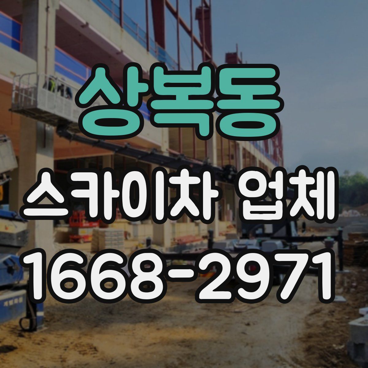 상복동 스카이차 업체