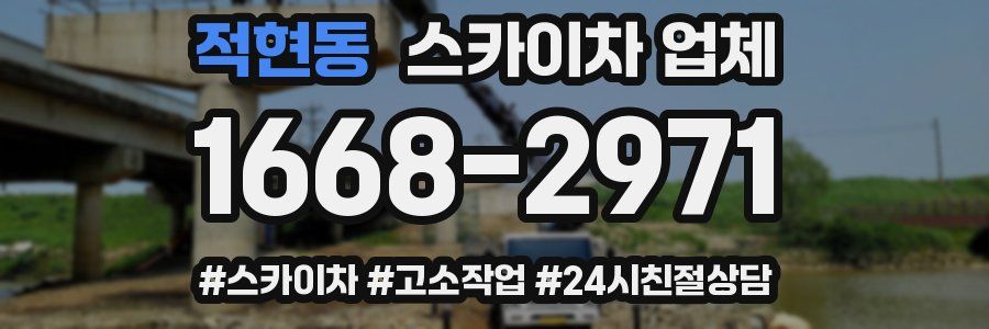 적현동 스카이차 업체