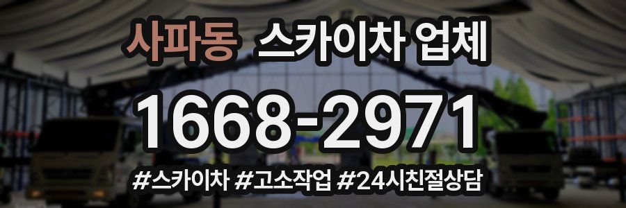사파동 스카이차 업체