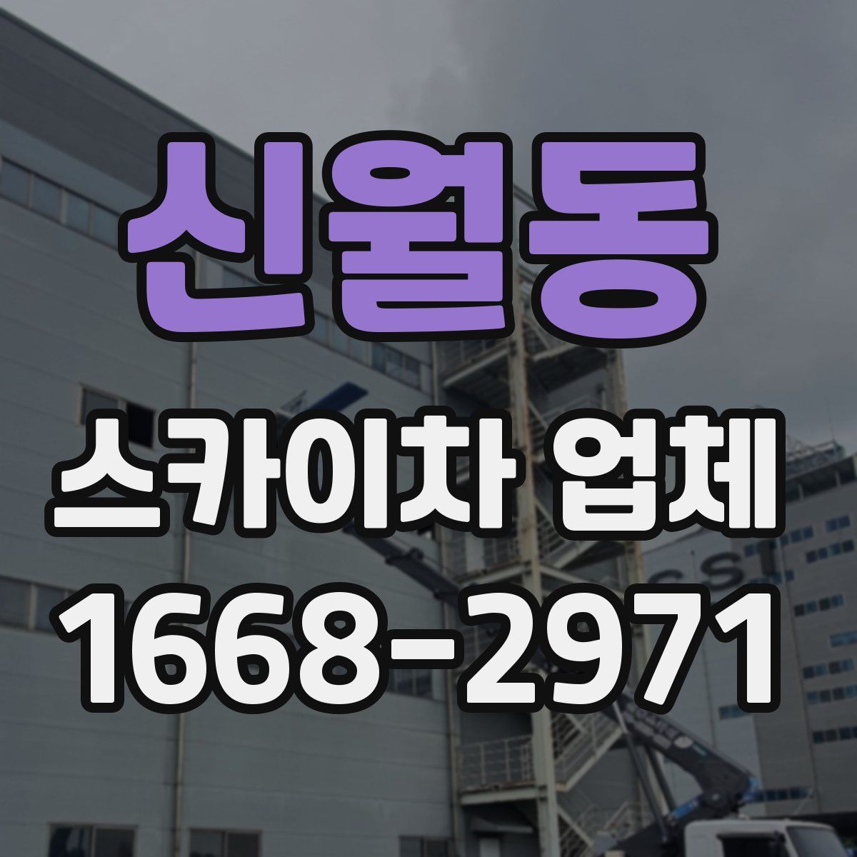 신월동 스카이차 업체