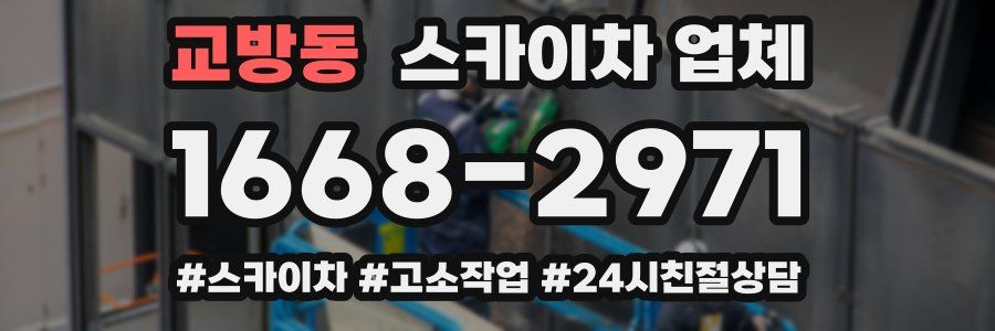 교방동 스카이차 업체