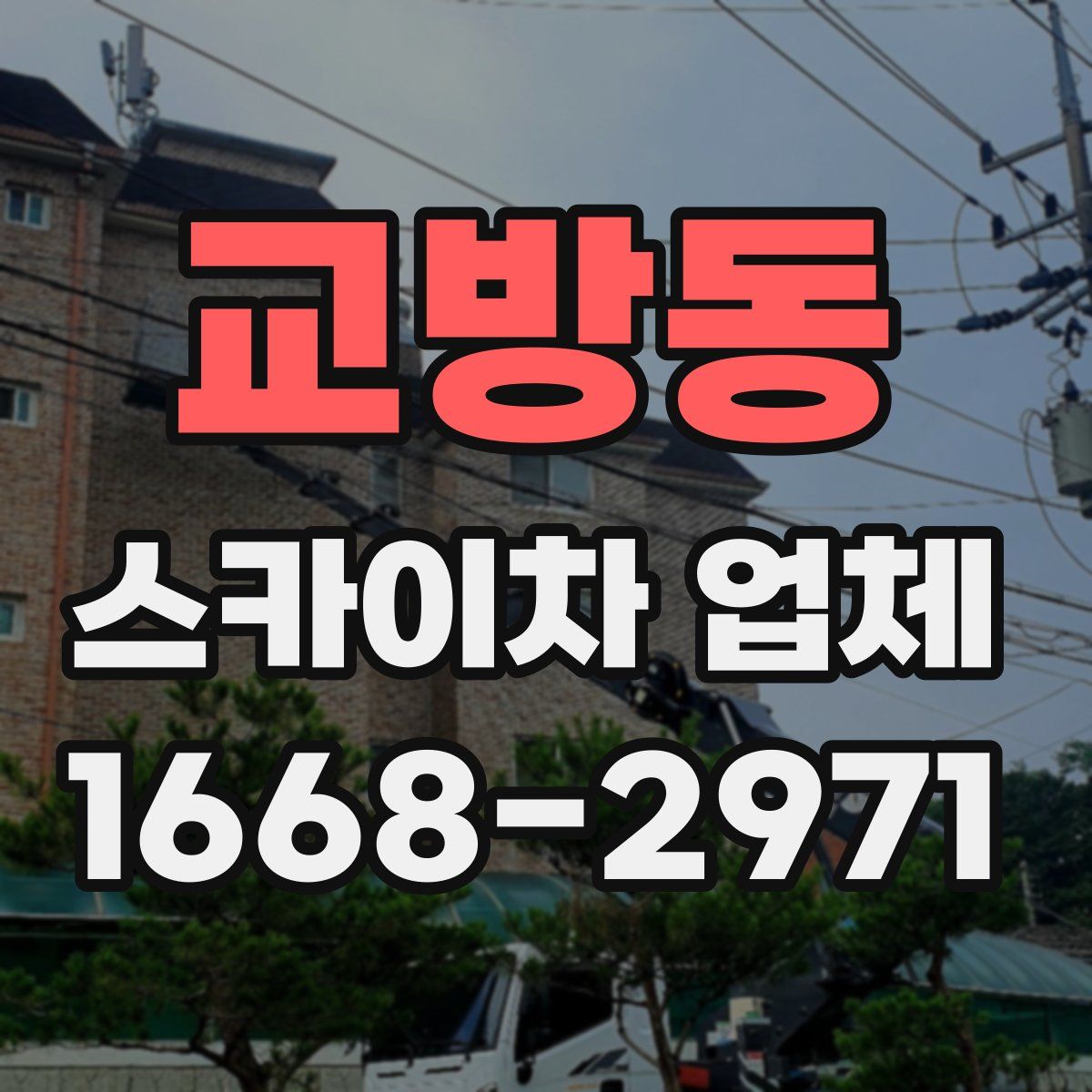 교방동 스카이차 업체