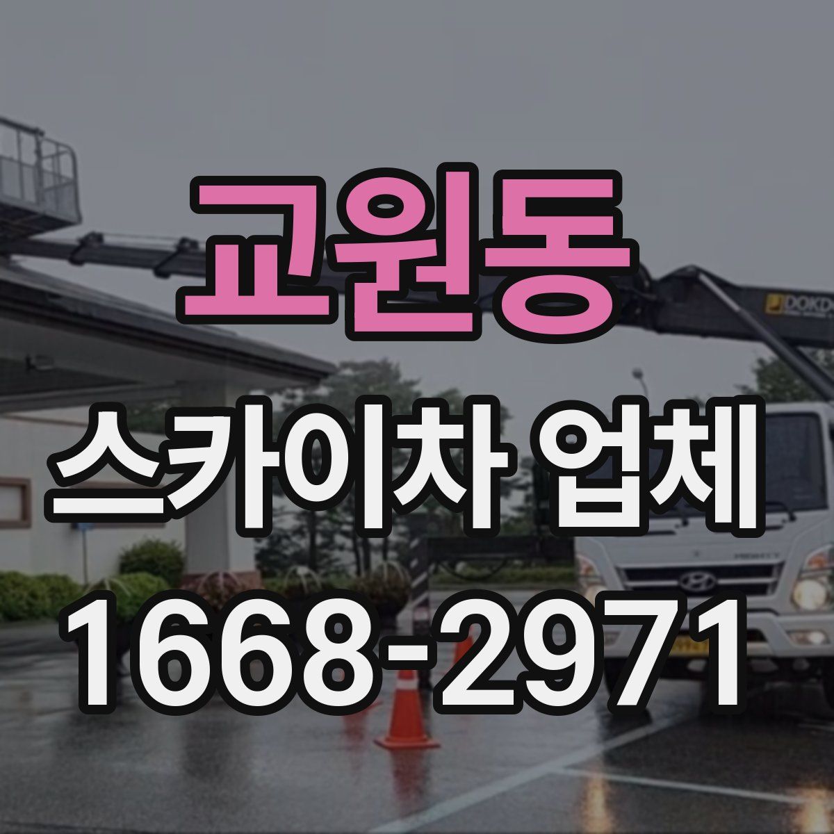 교원동 스카이차 업체