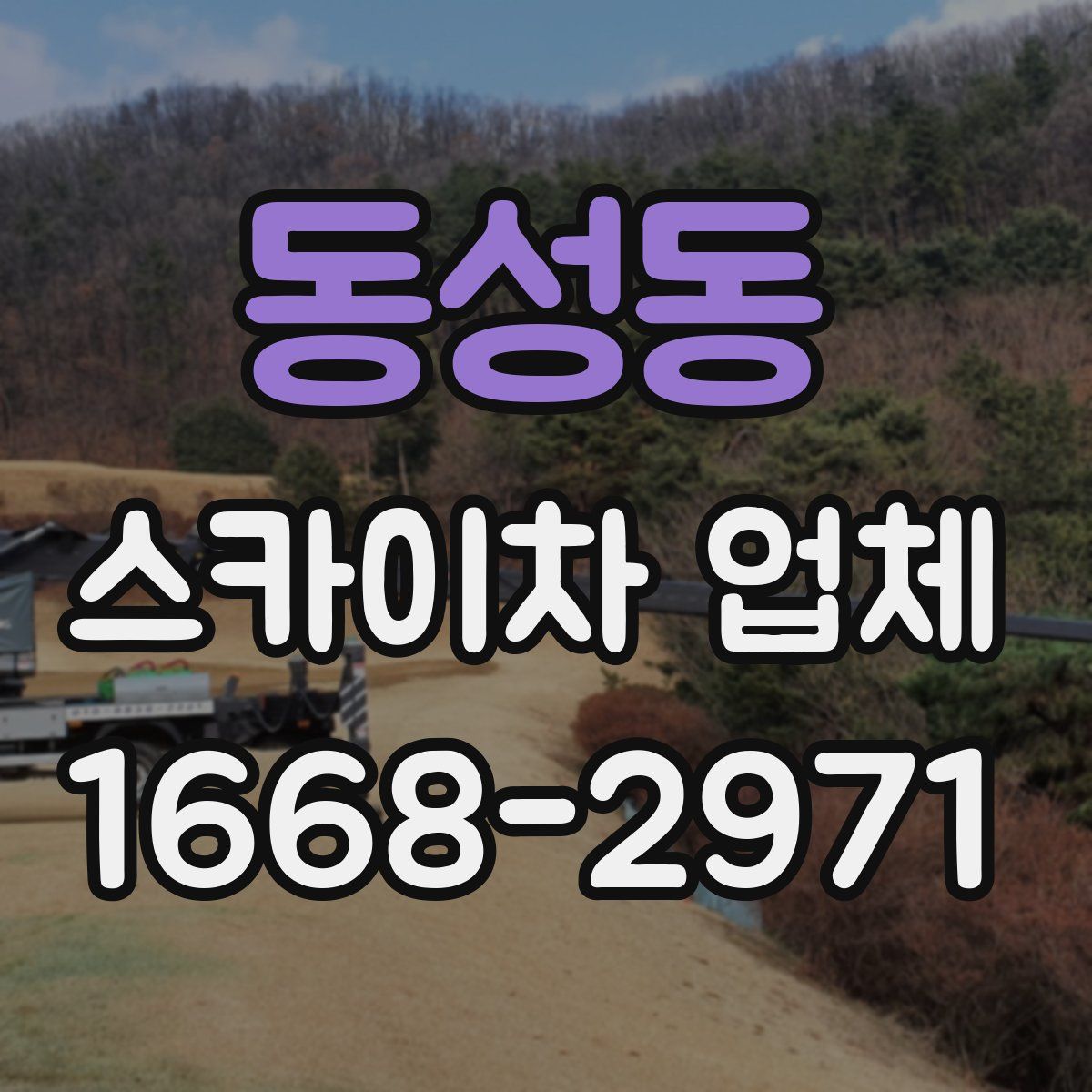 동성동 스카이차 업체
