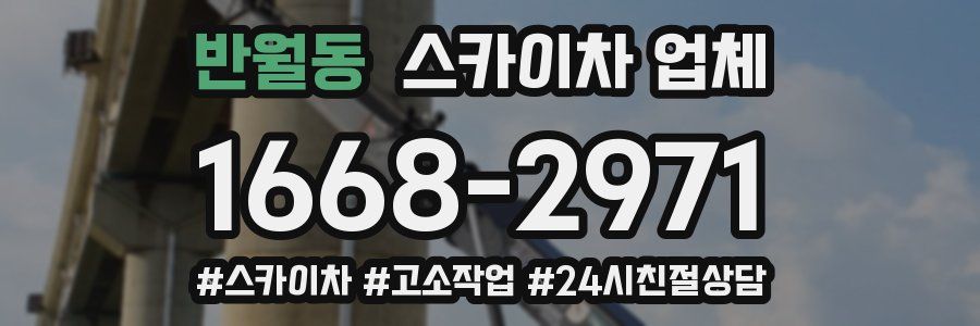 반월동 스카이차 업체