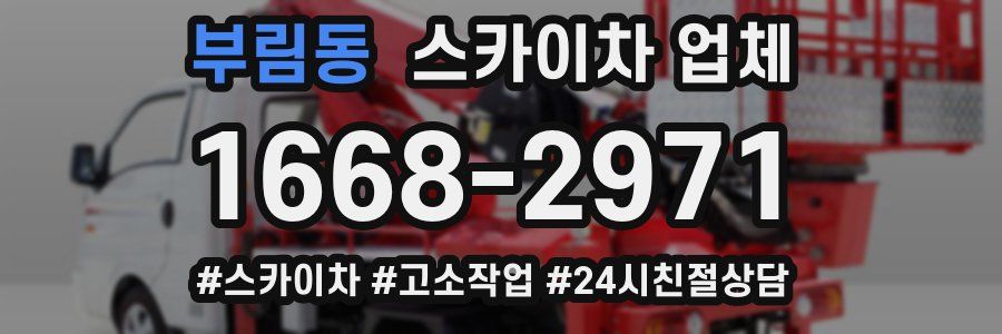 부림동 스카이차 업체