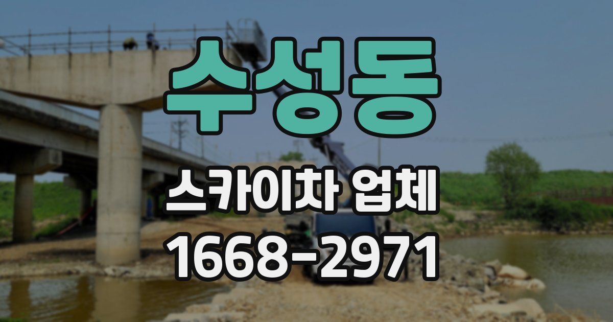수성동 스카이차 업체