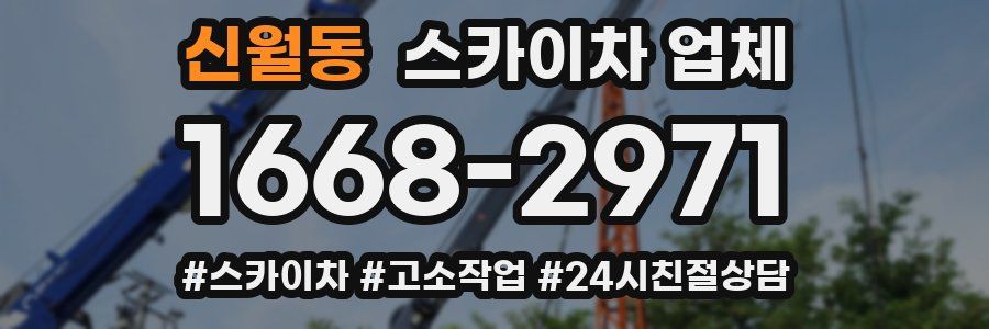 신월동 스카이차 업체
