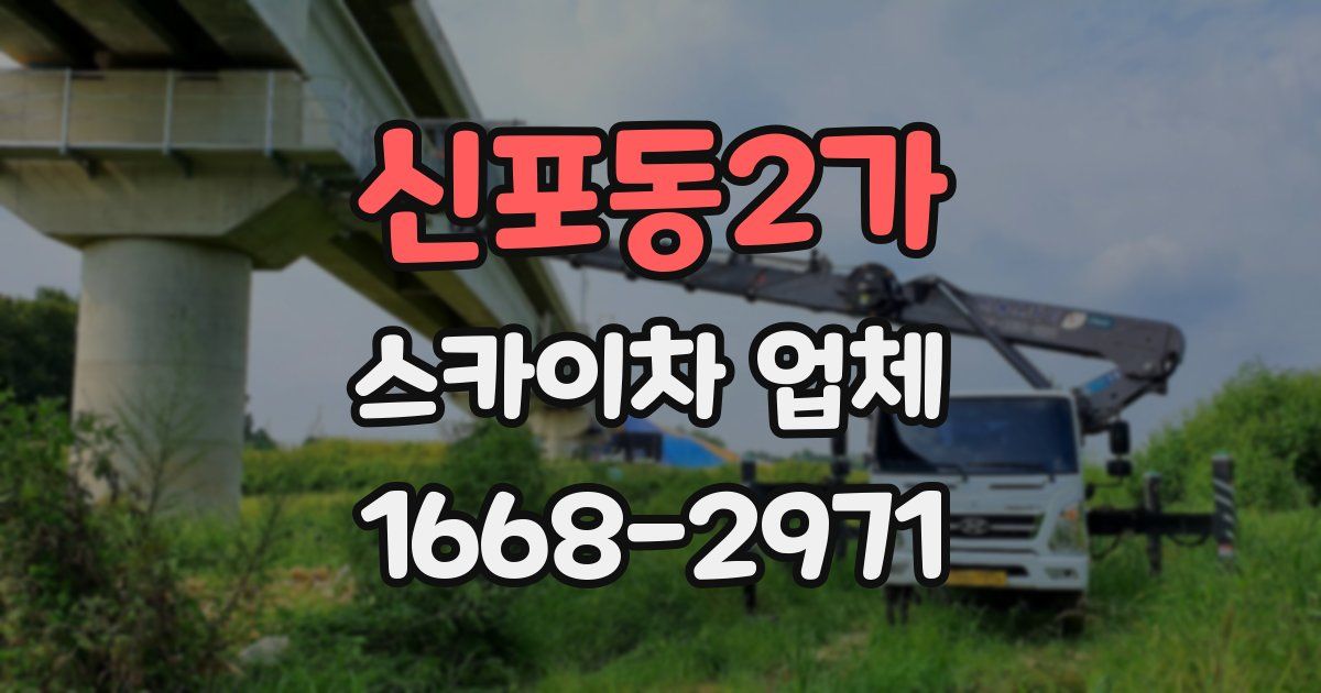 신포동2가 스카이차 업체