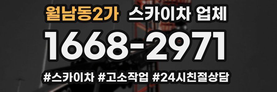 월남동2가 스카이차 업체