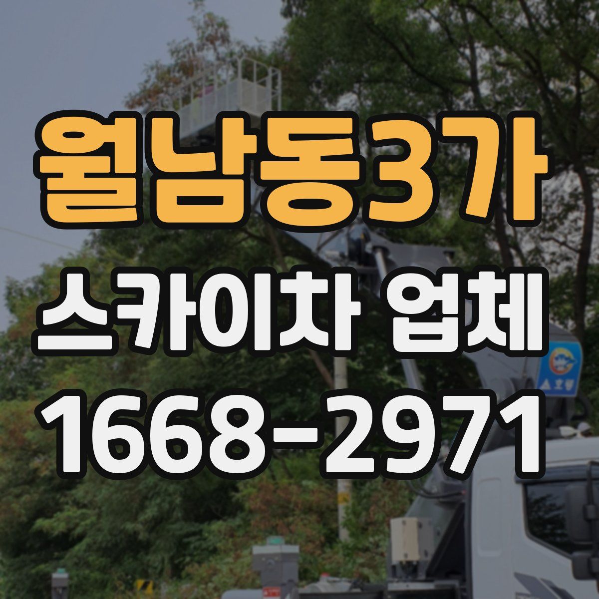 월남동3가 스카이차 업체