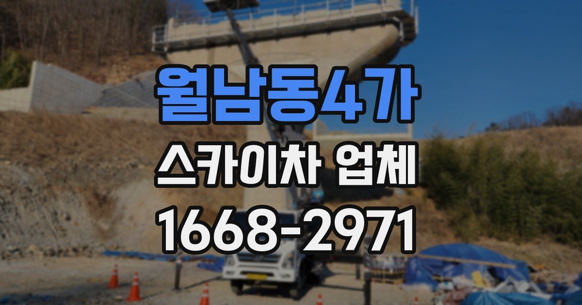 월남동4가 스카이차 업체