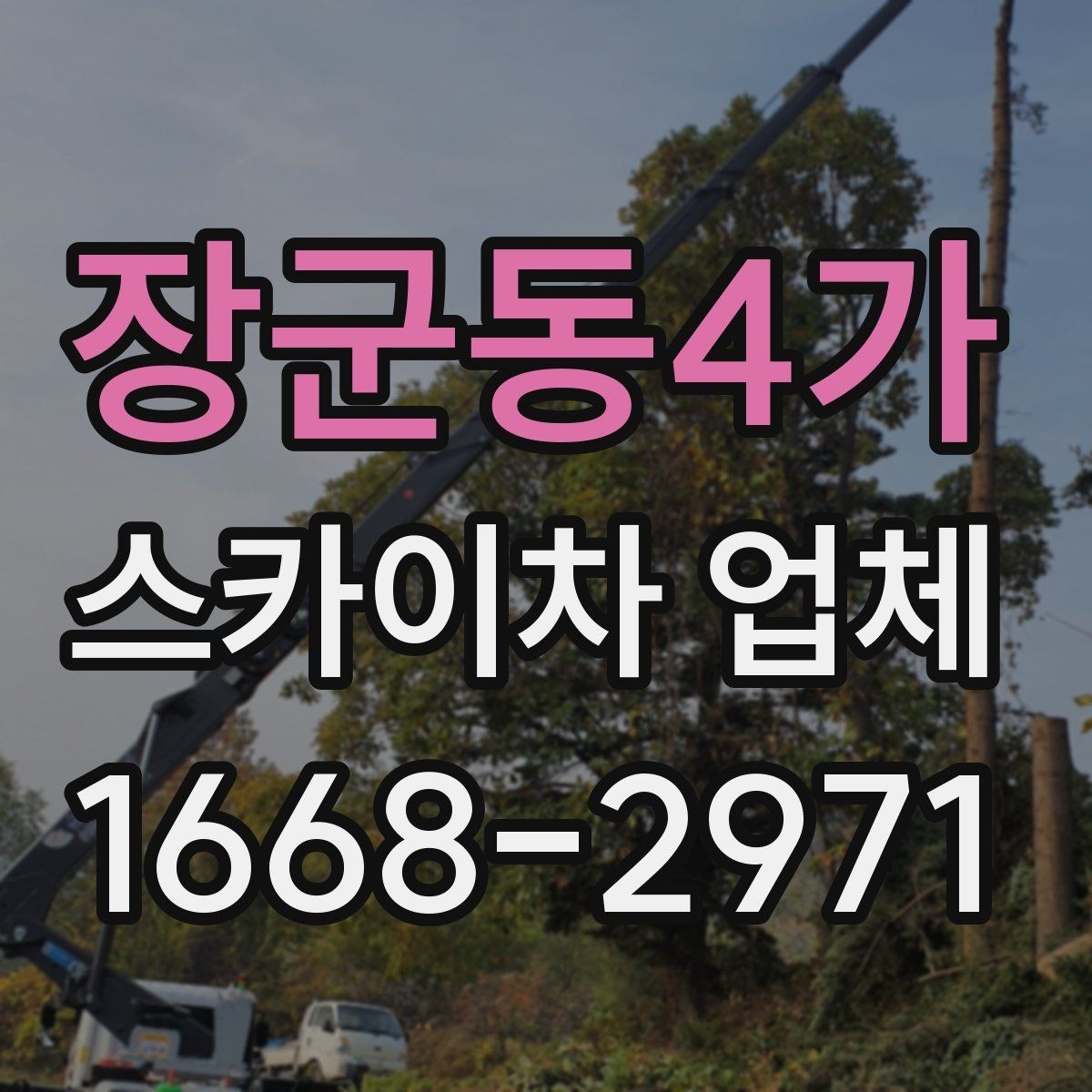 장군동4가 스카이차 업체 이용 시 보험 여부를 확인해야 하는 이유