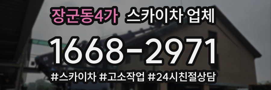 장군동4가 스카이차 업체