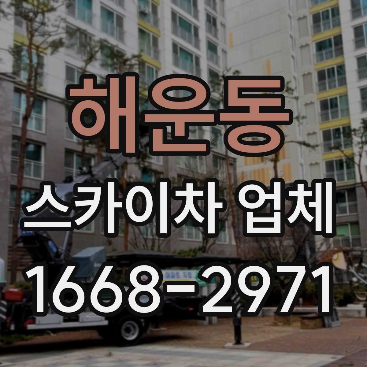 해운동 스카이차 업체
