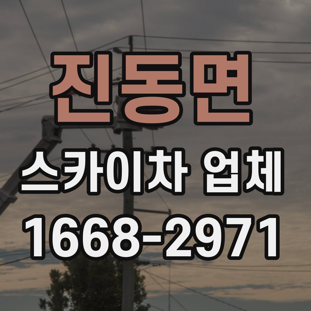 진동면 스카이차 업체