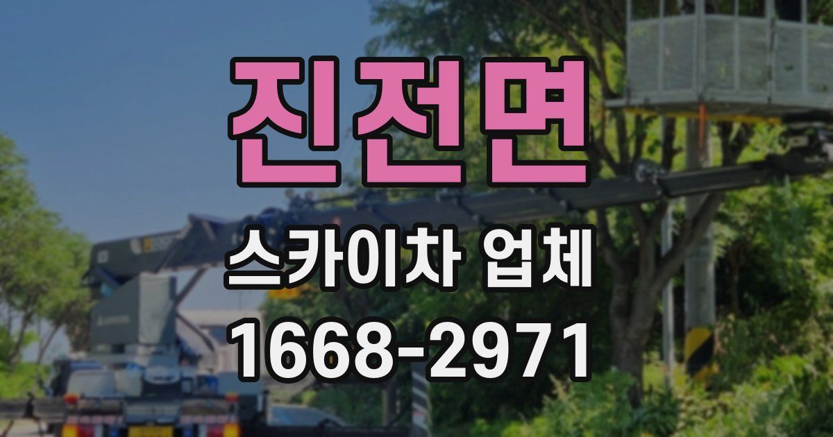 진전면 스카이차 업체