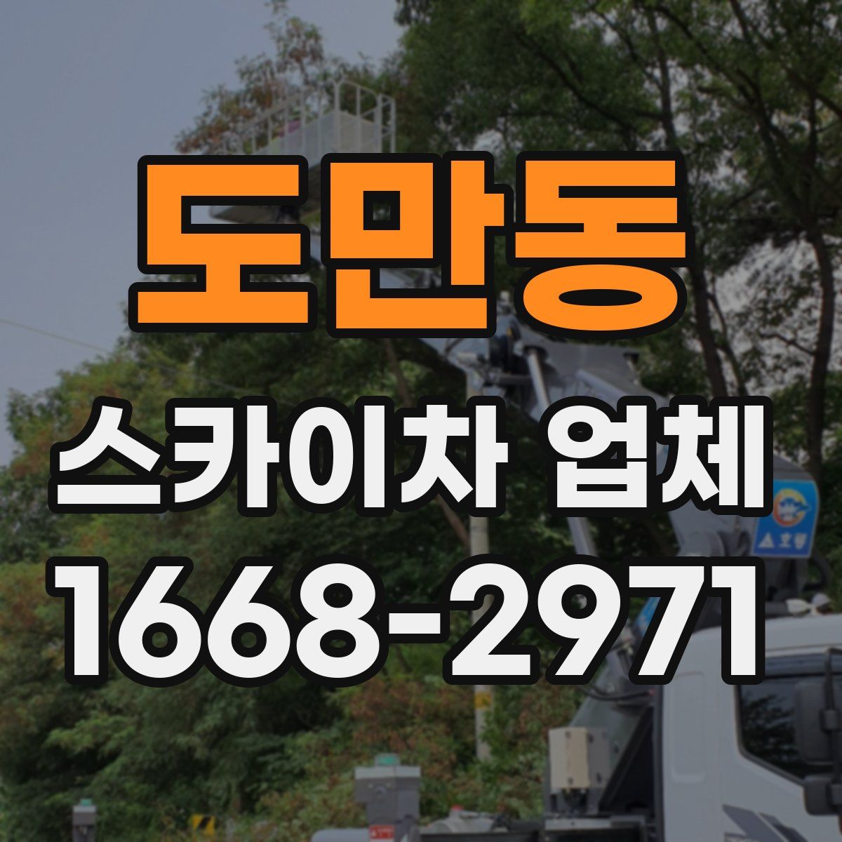 도만동 스카이차 업체