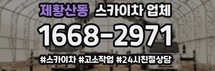 제황산동 스카이차 업체