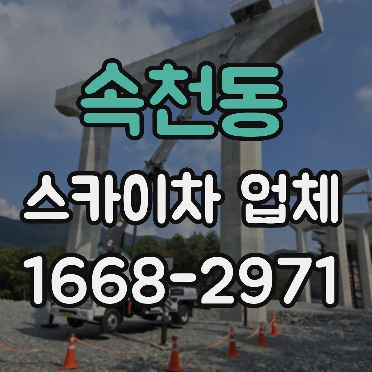 속천동 스카이차 업체