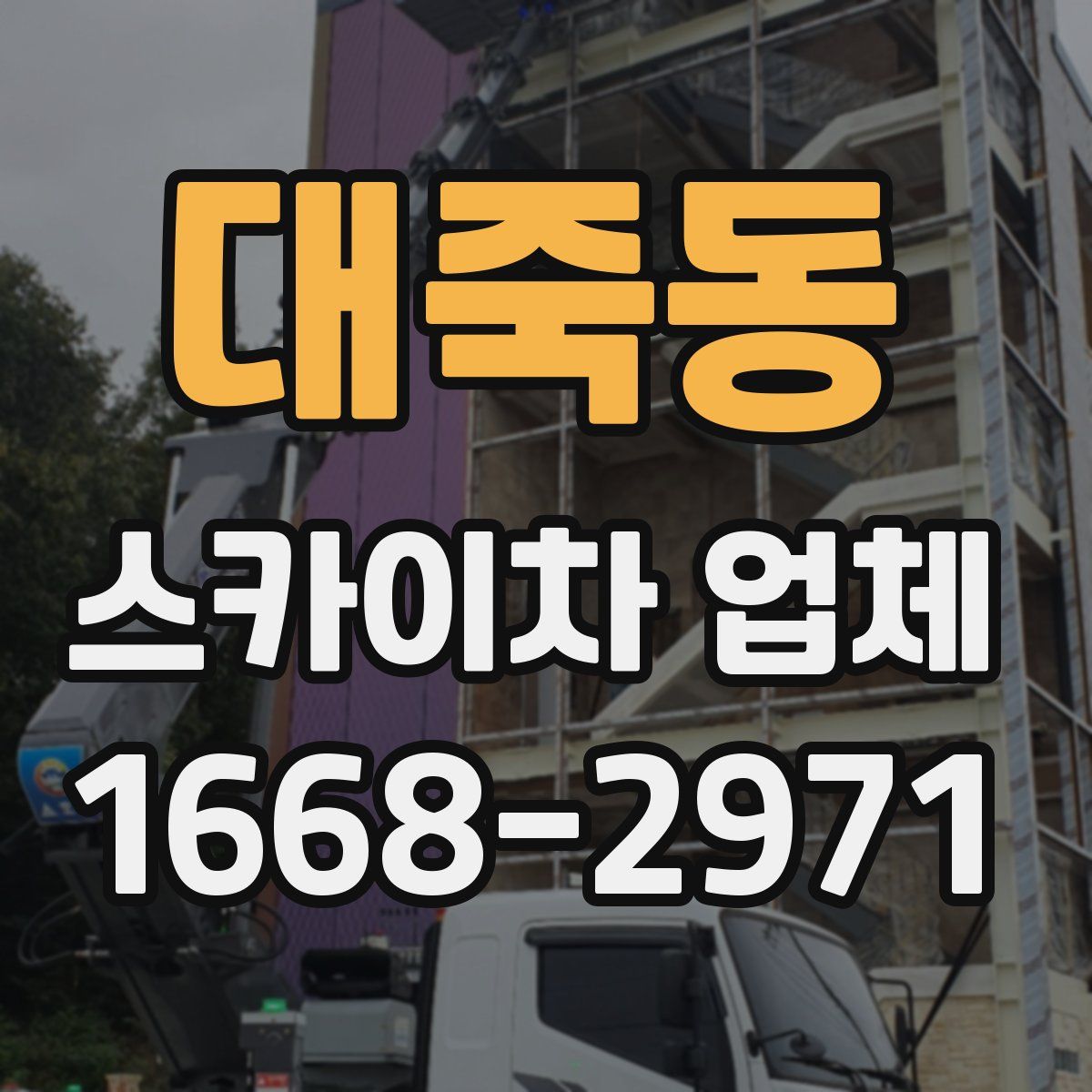 대죽동 스카이차 업체