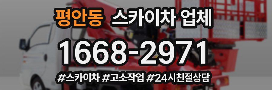평안동 스카이차 업체