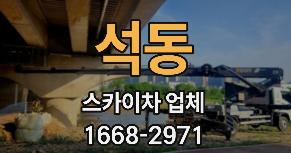 석동 스카이차 업체