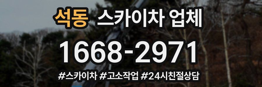 석동 스카이차 업체