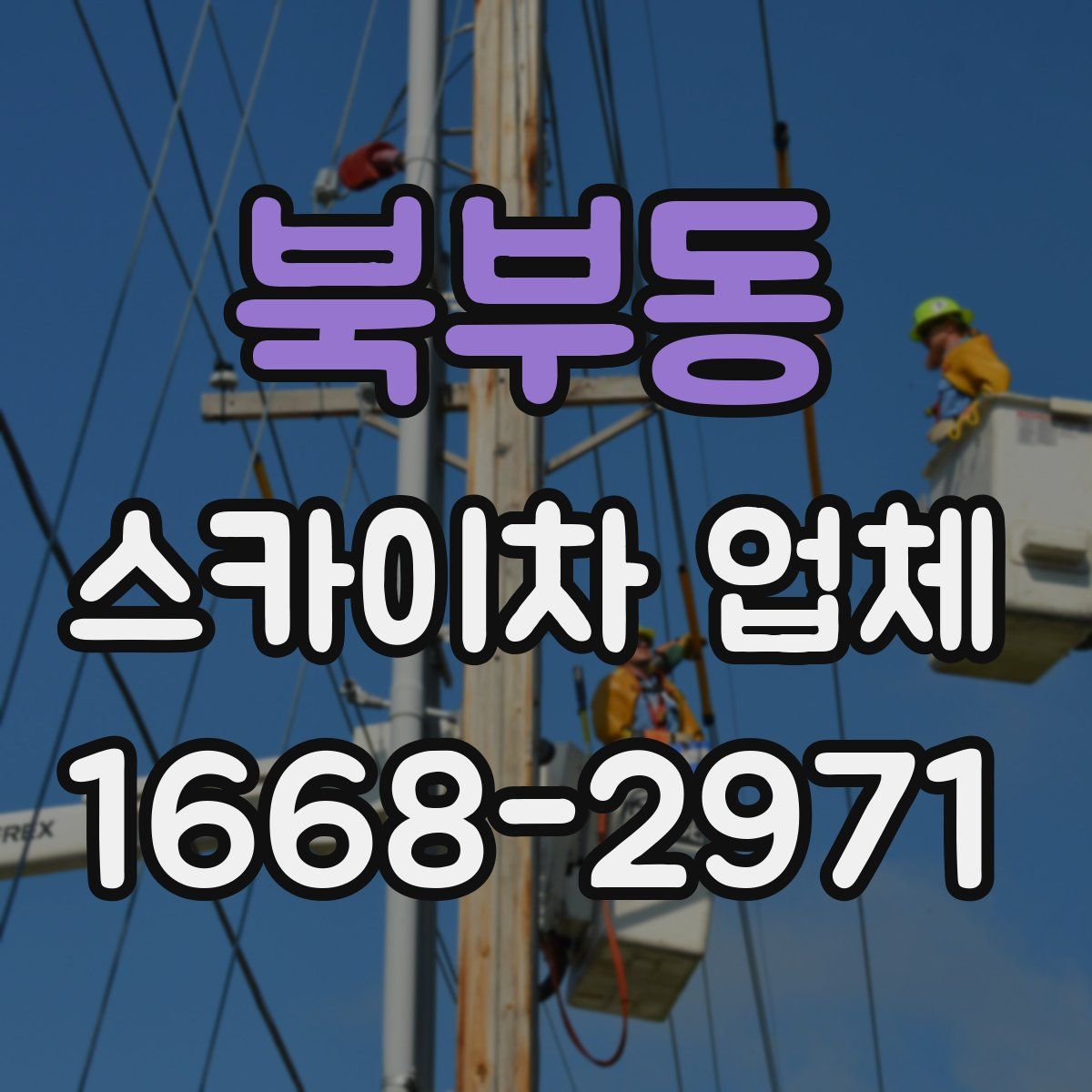 북부동 스카이차 업체