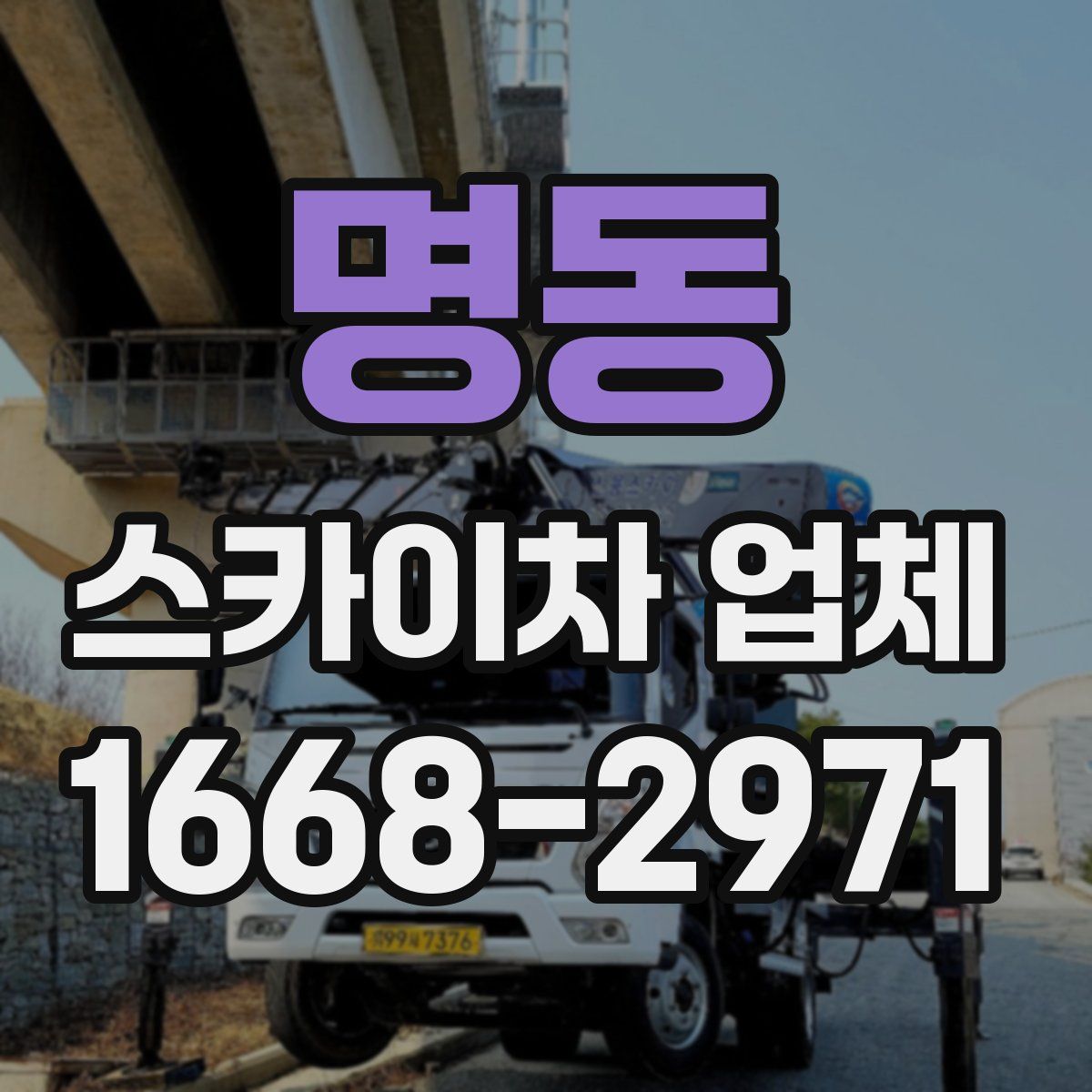 명동 스카이차 업체