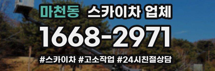 마천동 스카이차 업체