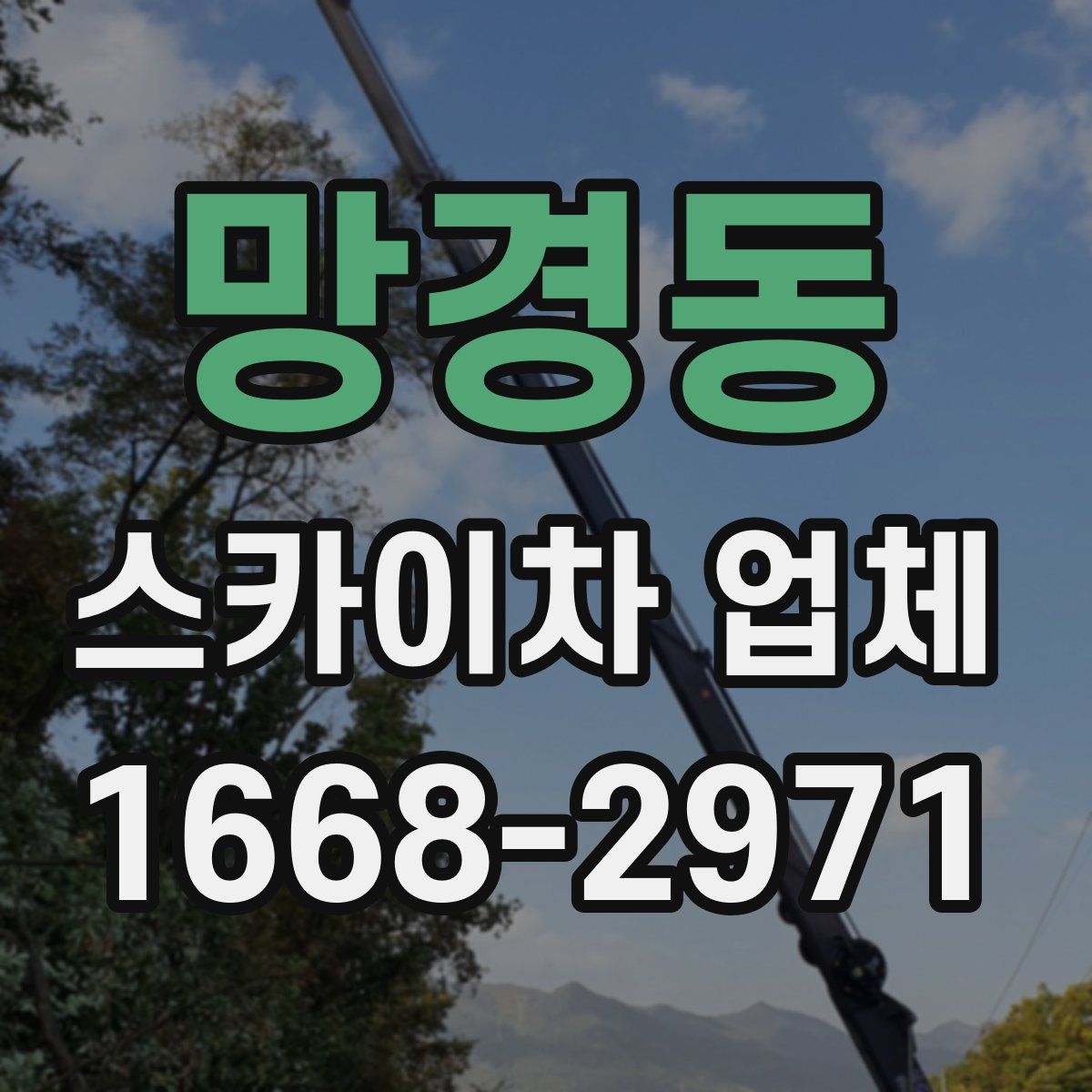 망경동 스카이차 업체