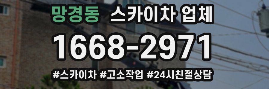 망경동 스카이차 업체