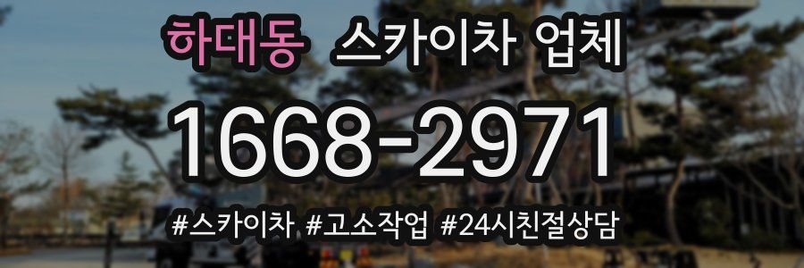 하대동 스카이차 업체