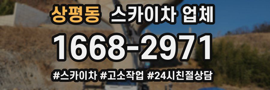 상평동 스카이차 업체