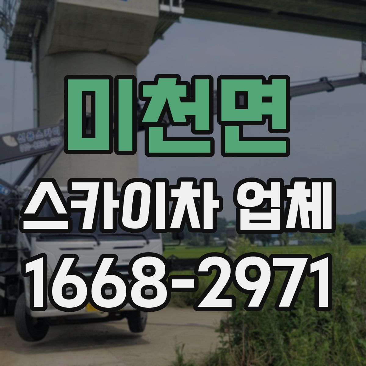 미천면 스카이차 업체