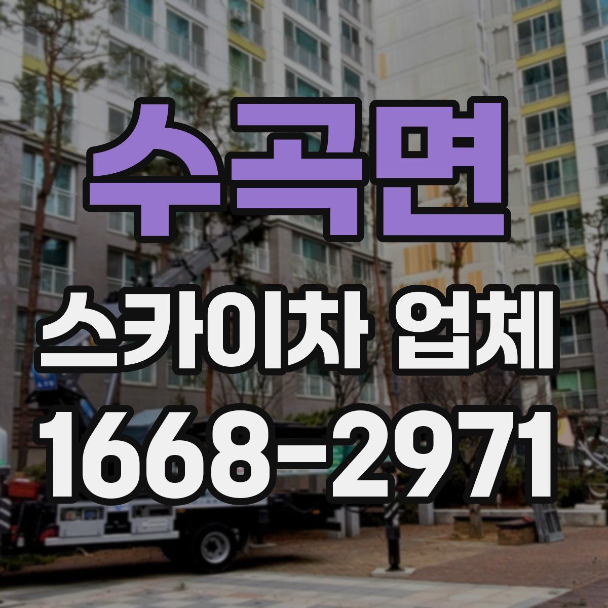수곡면 스카이차 업체