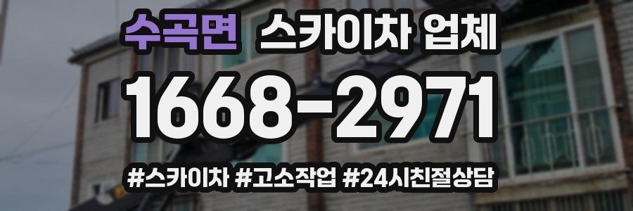 수곡면 스카이차 업체
