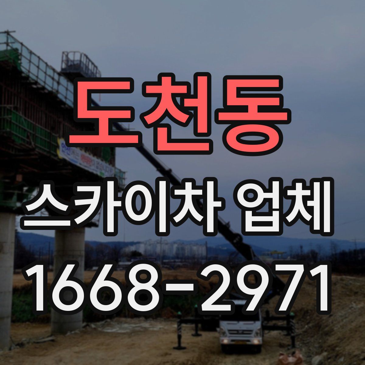 도천동 스카이차 업체