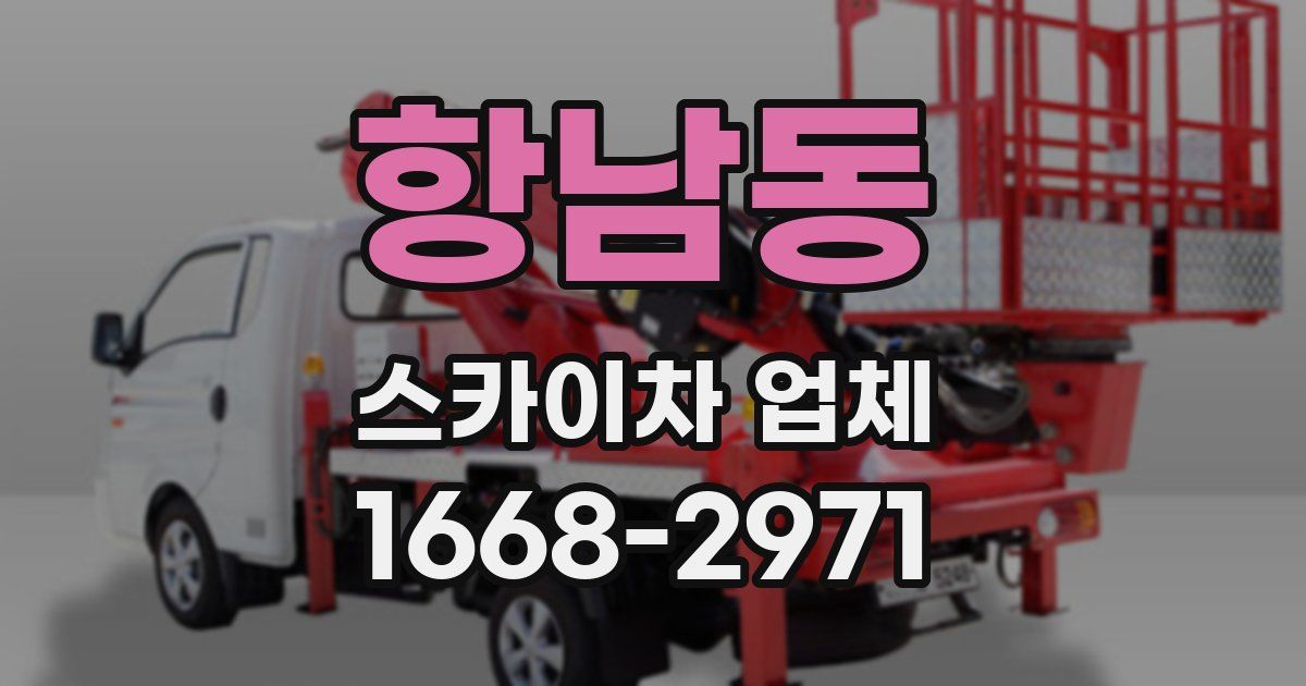 항남동 스카이차 업체