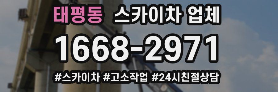 태평동 스카이차 업체