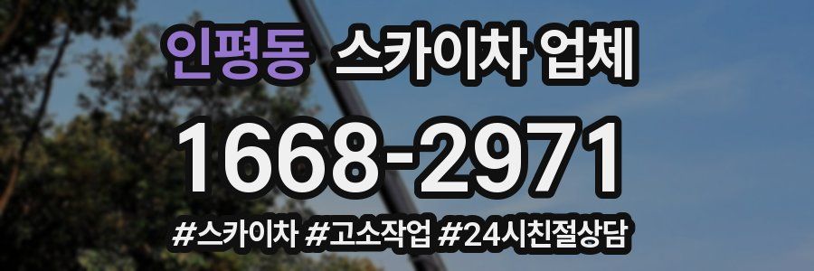 인평동 스카이차 업체