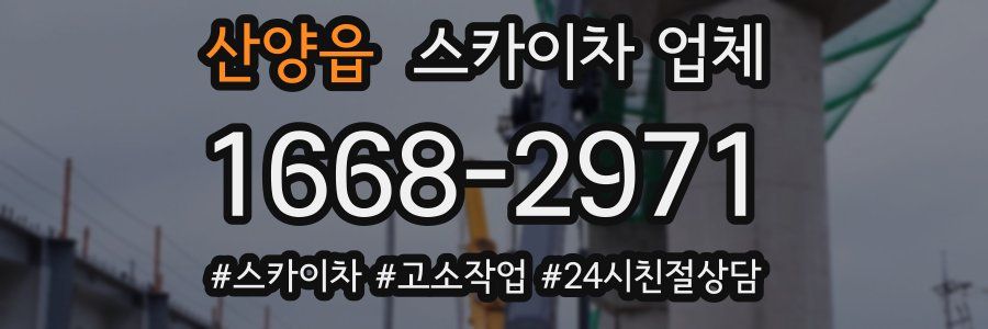 산양읍 스카이차 업체