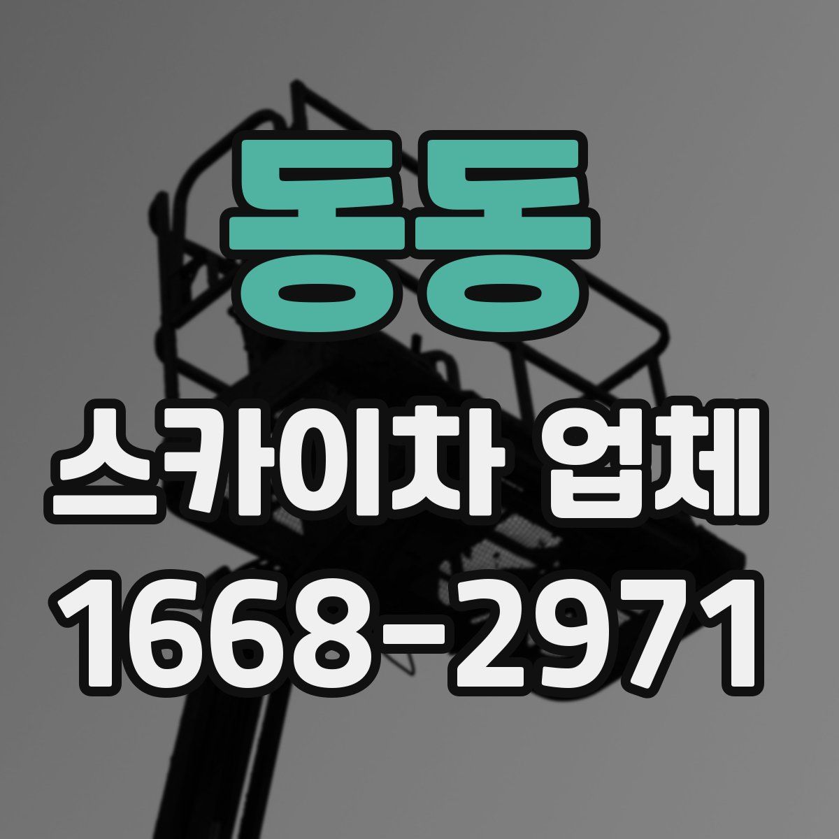 동동 스카이차 업체