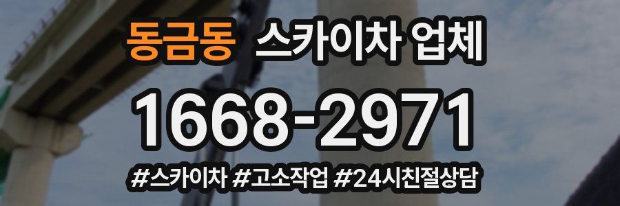 동금동 스카이차 업체